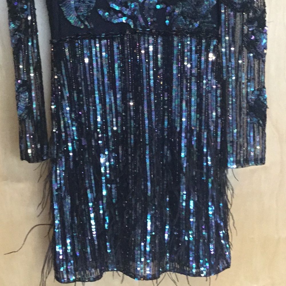 PARKER BLACK Bailey Embellished Mesh Dress - Picture 5 of 15